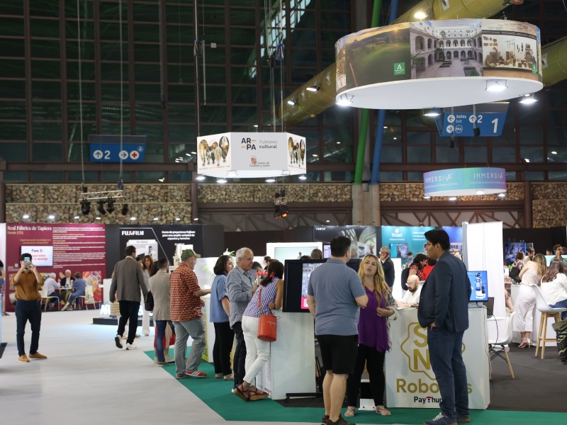 Zona expositiva CM Málaga 2024
